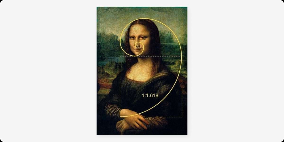 Классический пример композиции по золотому сечению – картина Мона Лизы