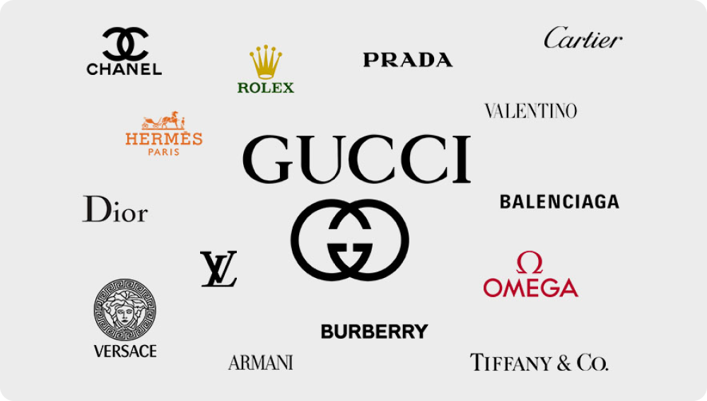 Часто статическую айдентику используют премиальные бренды из мира моды