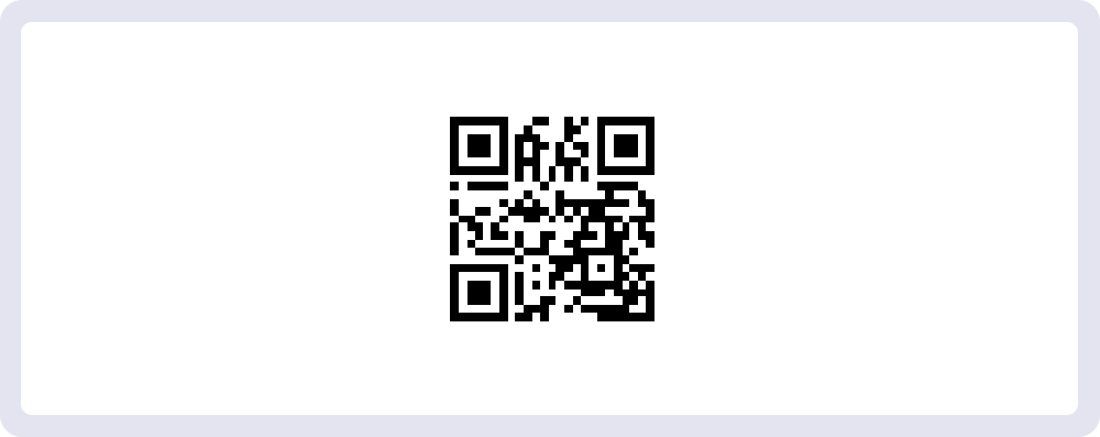 В отличие от штрихкода, QR состоит не из вертикальных линий, а из маленьких квадратов